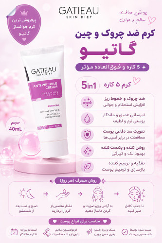 كرم ضد چین وچروک گاتيو (نماینده رسمی محصولات لاکچری کوین وگاتیو)